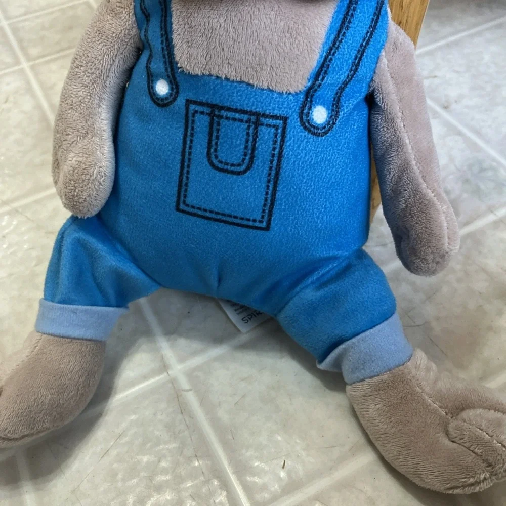 If You Give a Mouse A Cookie Plush Toy In Blue Overalls Stuffed Animal 13 Inches